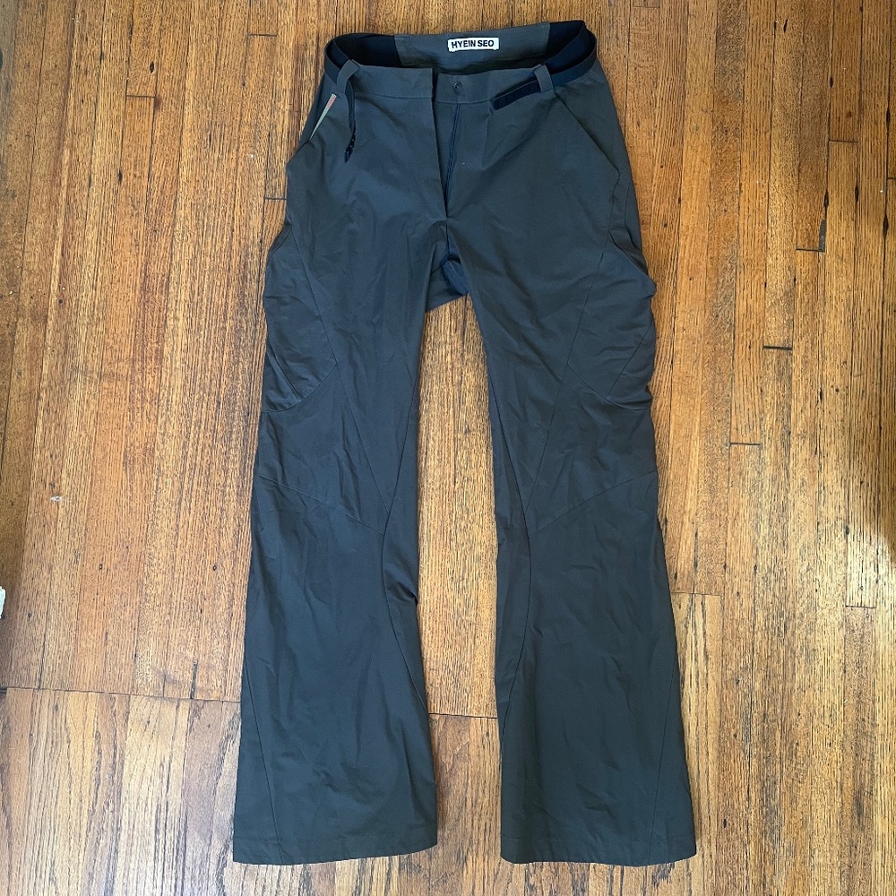 Hyein Seo Bootcut Pocket Pants w/ Belt (Khaki), Size 1